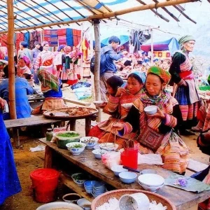 Sapa au marche de Bac Ha Voiture - Voiture Privee Vietnam